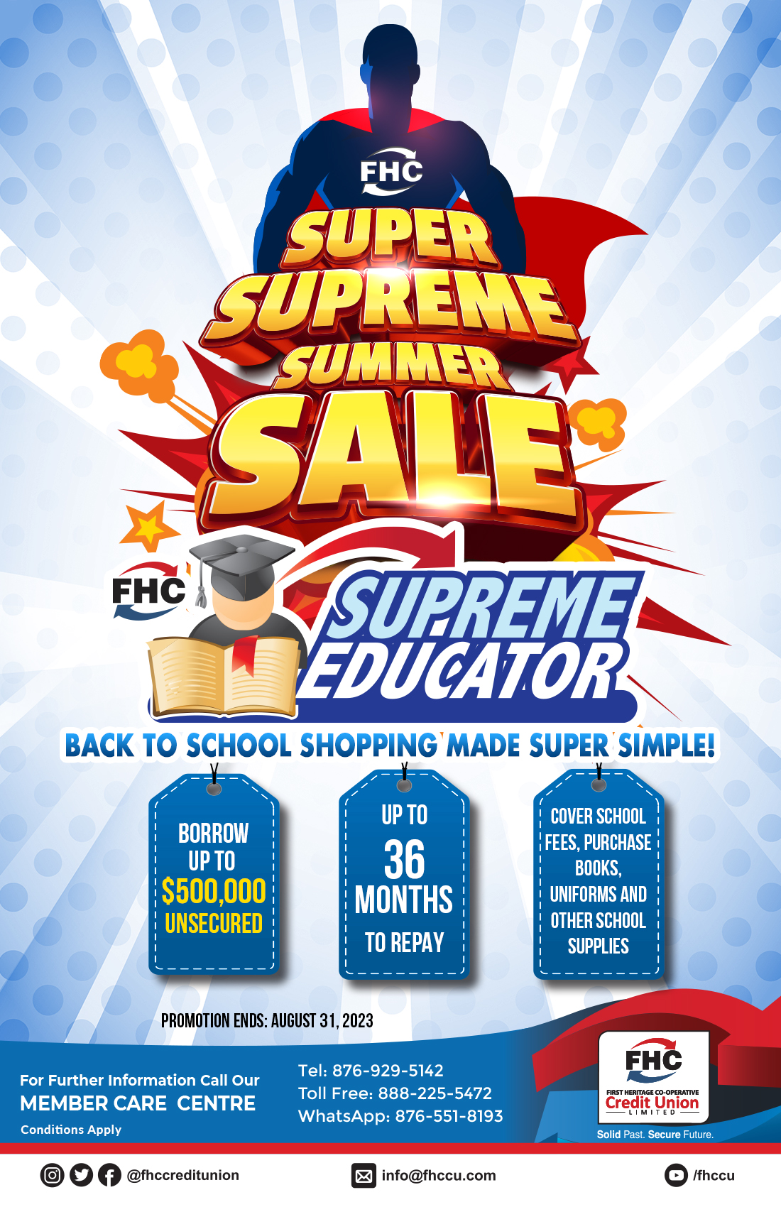 FHC Super Summer Sale 1C Supreme Educator unsecured 2023