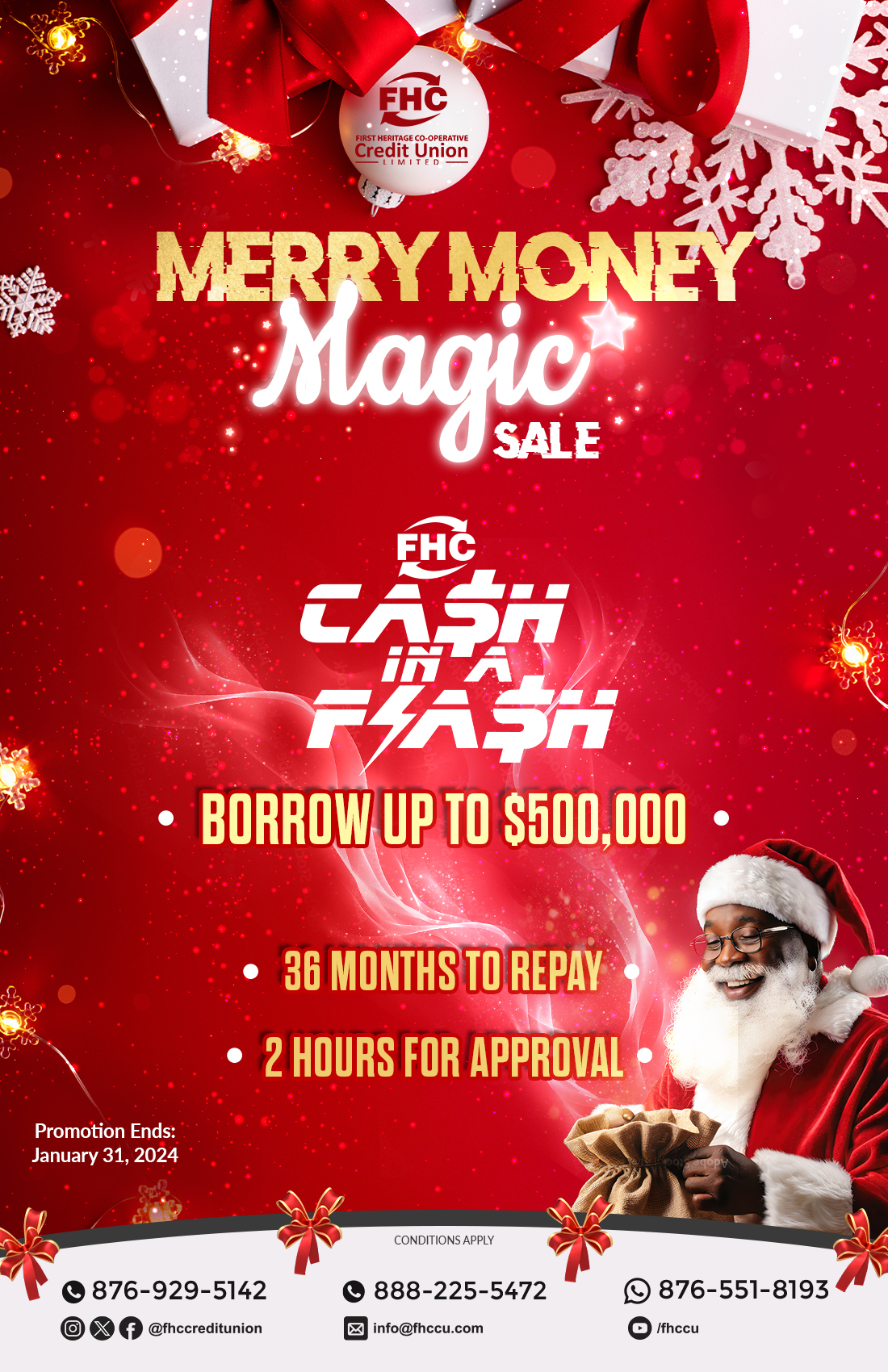 Christmas Sale 2023 Merry Money Magic Cash in a Flash 1A