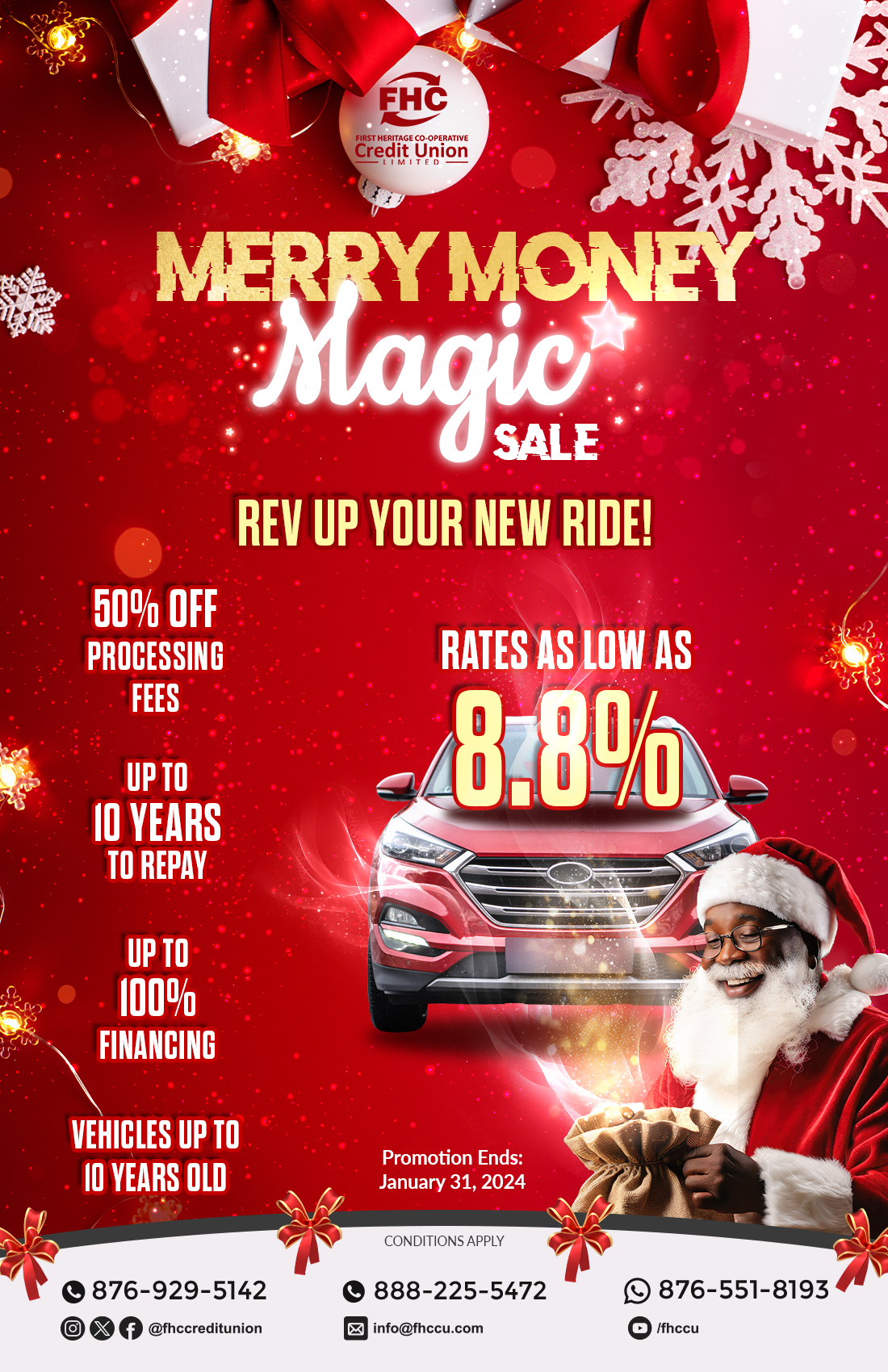 Christmas Sale 2023 Merry Money Magic Motor Vehicle Loan 1A