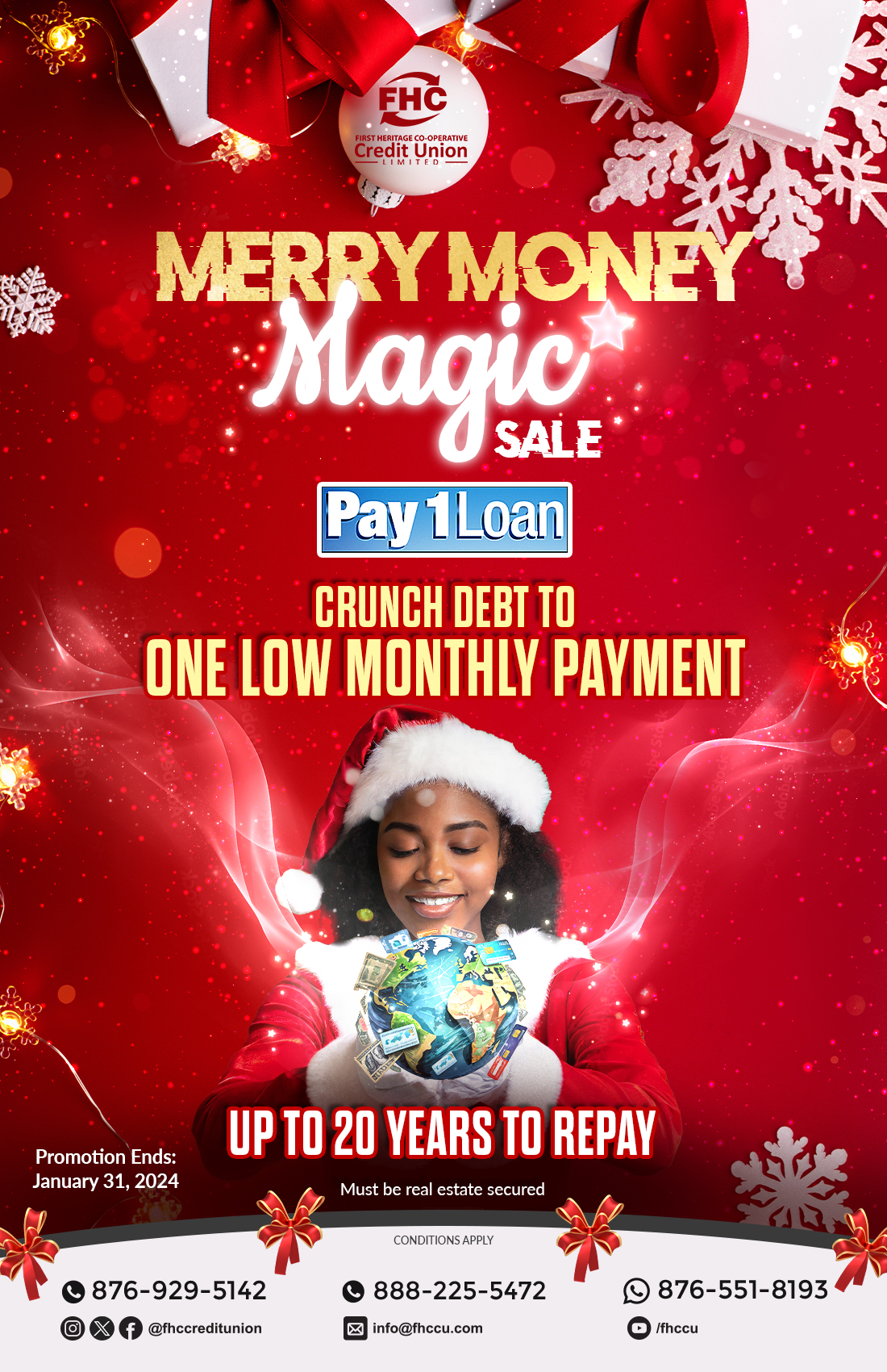Christmas Sale 2023 Merry Money Magic Pay One 1A