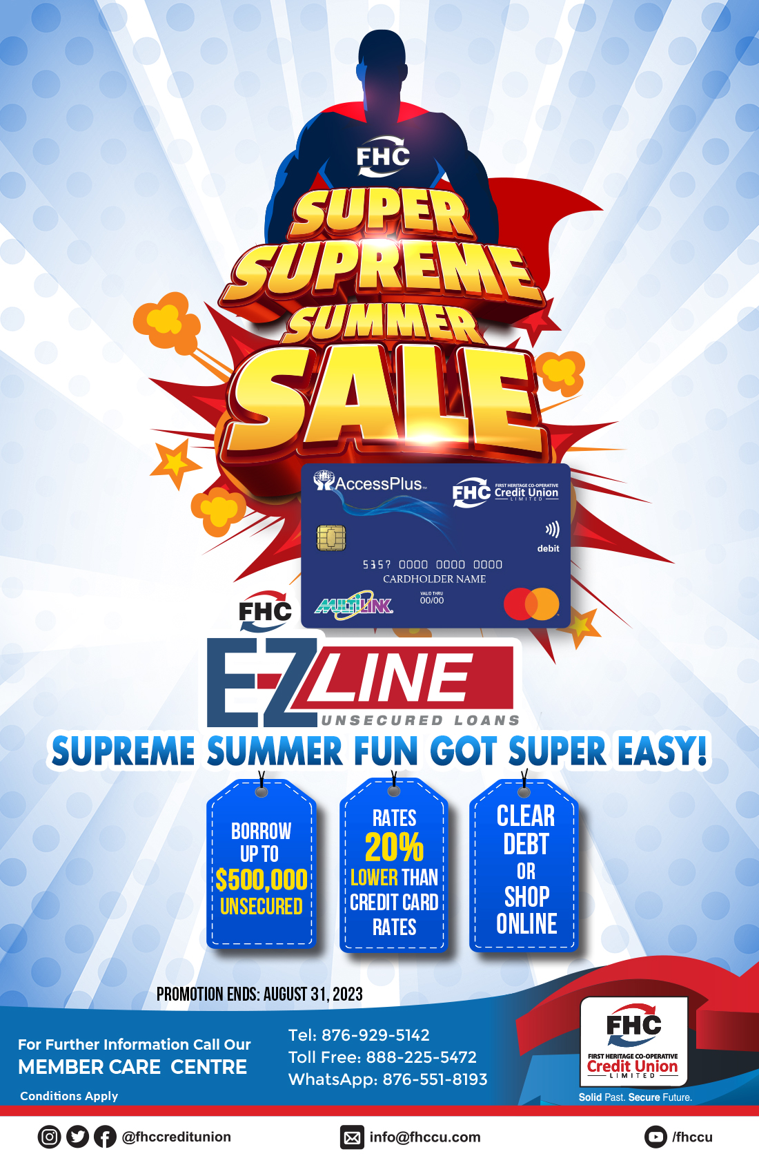 FHC Super Summer Sale 1C Easi Line Of Credit 2023