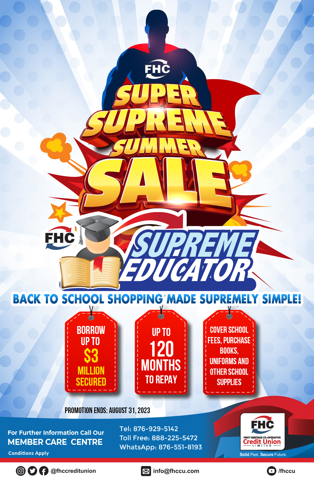 FHC Super Summer Sale 1C Supreme Educator Secured 2023