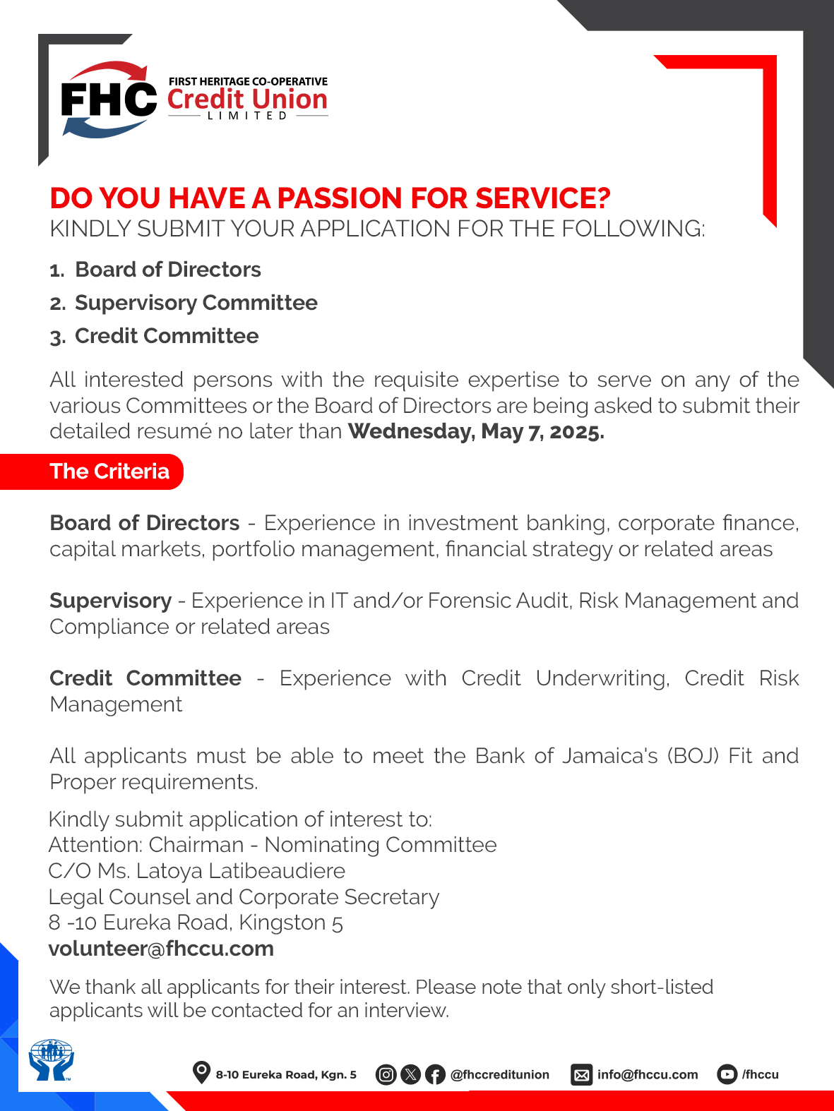 Invitation for Volunteer 2025