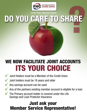 We now facilitate Joint Accounts